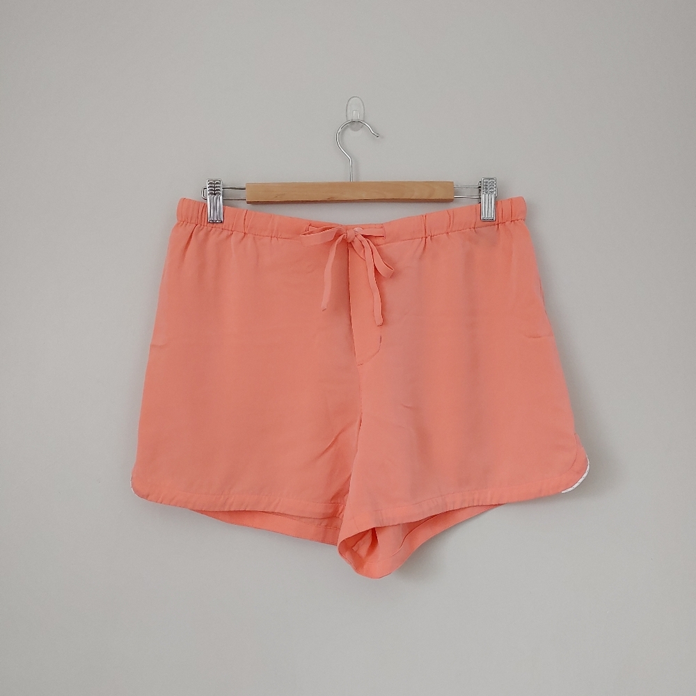 Kit and Ace Bike to Office Silk Shorts Size 10 Poppy Orange